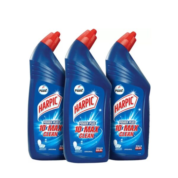 Harpic Power Plus Disinfectant Original Liquid Toilet Cleaner (300×1L)