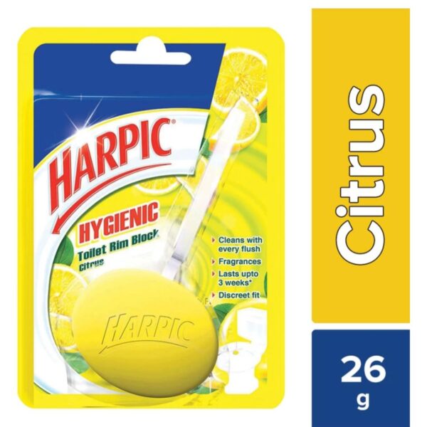 Harppic Hygienic Citrus Rim Block (26g)