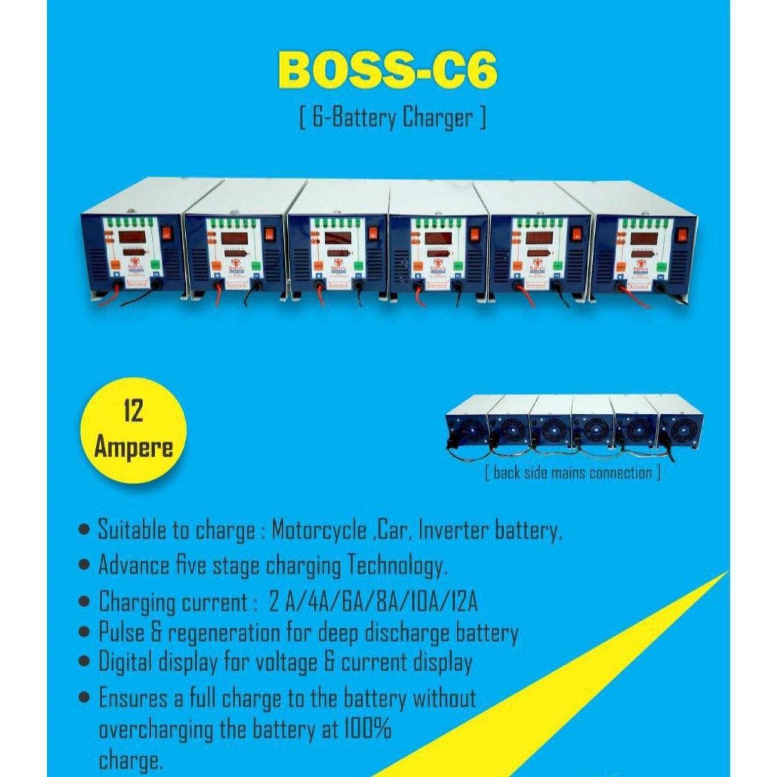 BOSS C-6 Battery charger