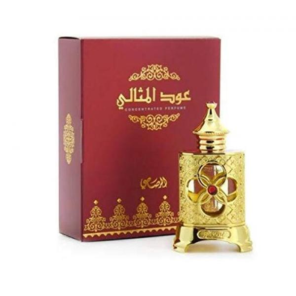 Rasasi, Oud Al Mithali 15ml Concentrated Attar for Unisex عود المثالي