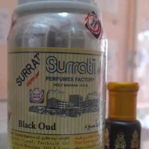 Surrati, Concentrated Attar, Black Oud, 3ML, 6ML, 12ML For Unisex, العود الأسود للسرتي