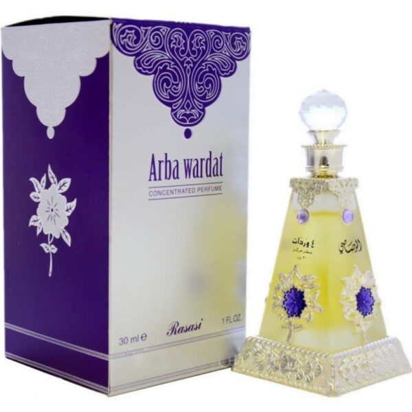 Rasasi, Arba Wardat 30ml Concentrated Attar for unisex