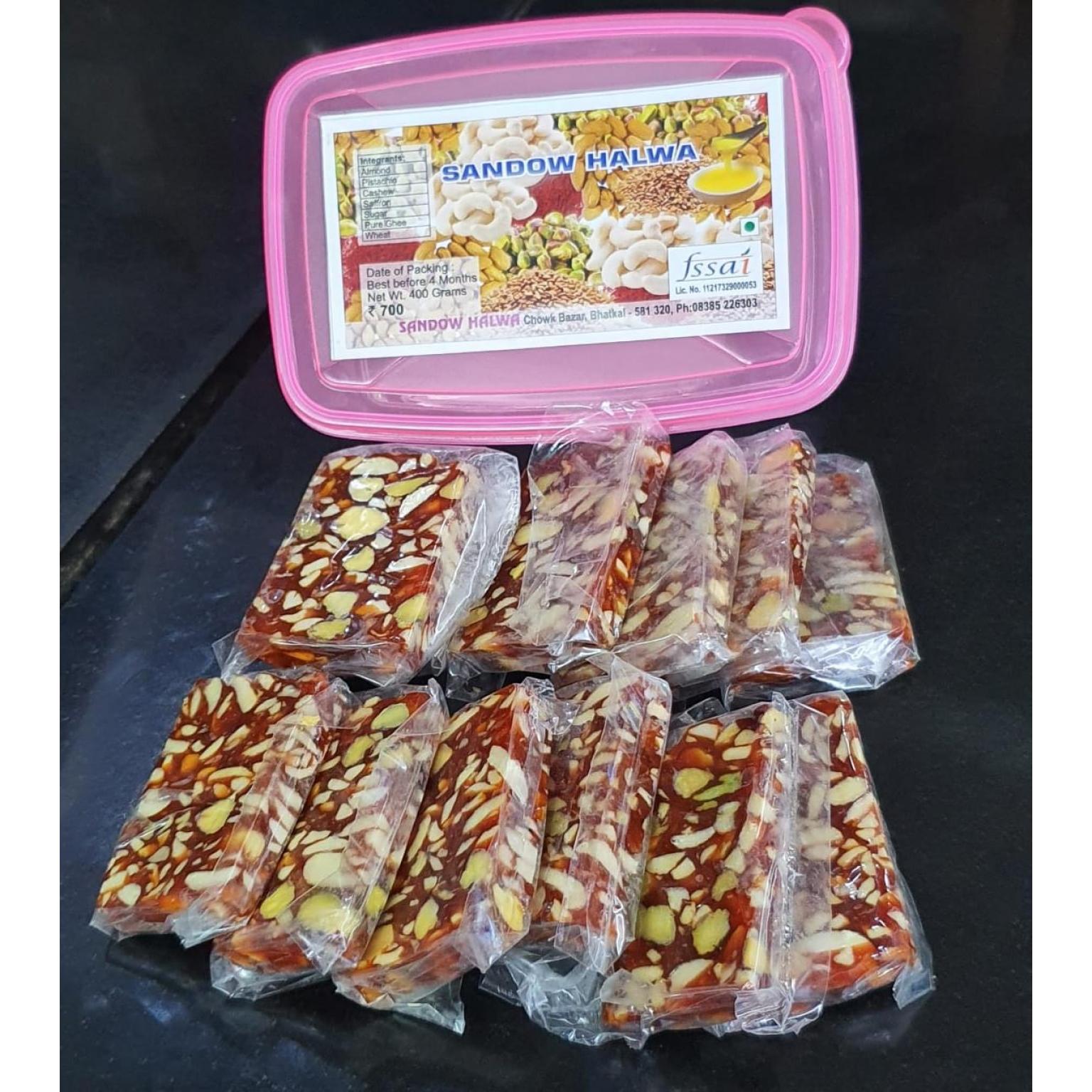 Sandow zafran Halwa 400,200 Grams
