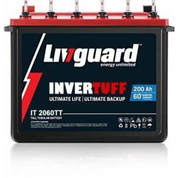 Livguard 200 AH IT Invertuff 2060TT Tall Tubular Battery 36+24 M Warranty