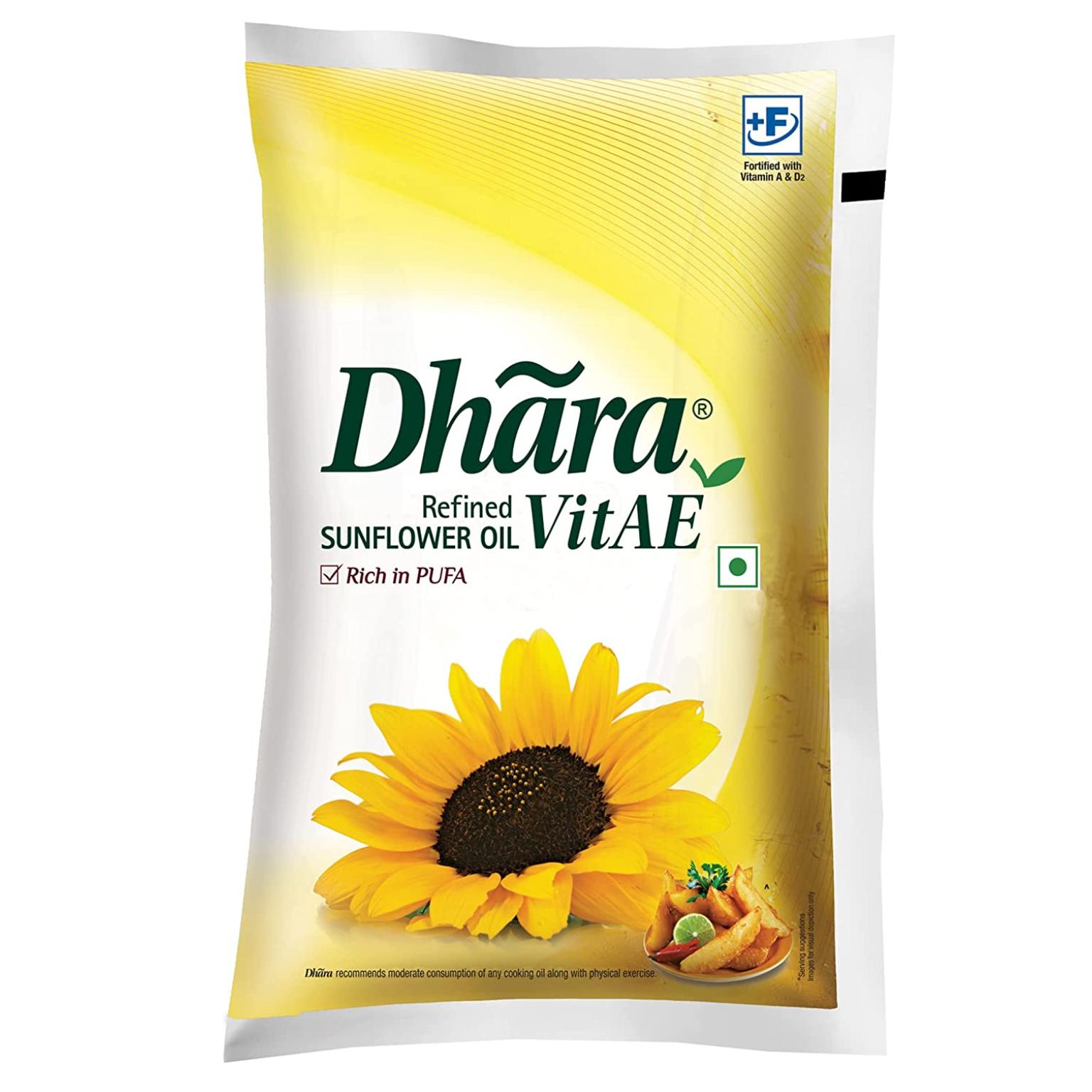 Dhara Refined Sunflower Oil