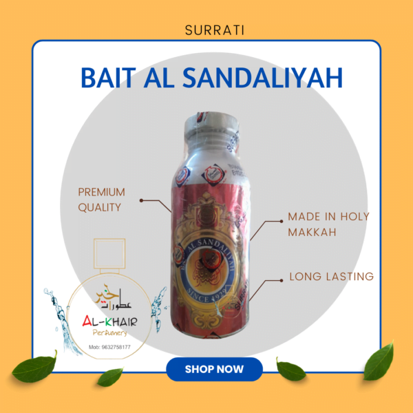 BAIT AL SANDALIYAH CONCENTRATED PERFUME OIL BY SURRATI 6ML AND 12ML