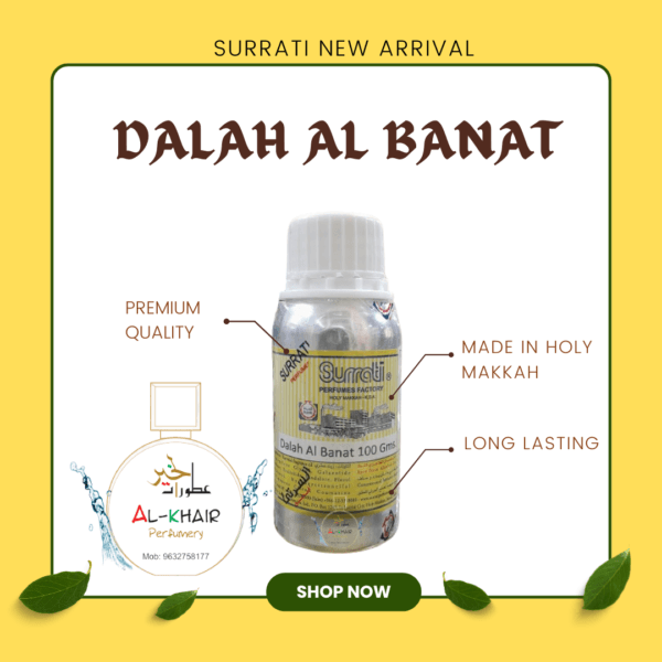 DALAH AL BANAT CONCENTRATED PERFUME OIL BY SURRATI 6ML AND 12ML