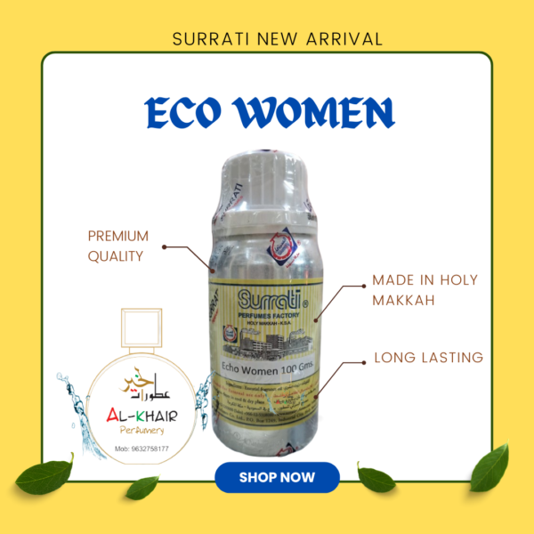 ECHO WOMEN concentrated perfume oil by SURRATI 6ml and 12ml