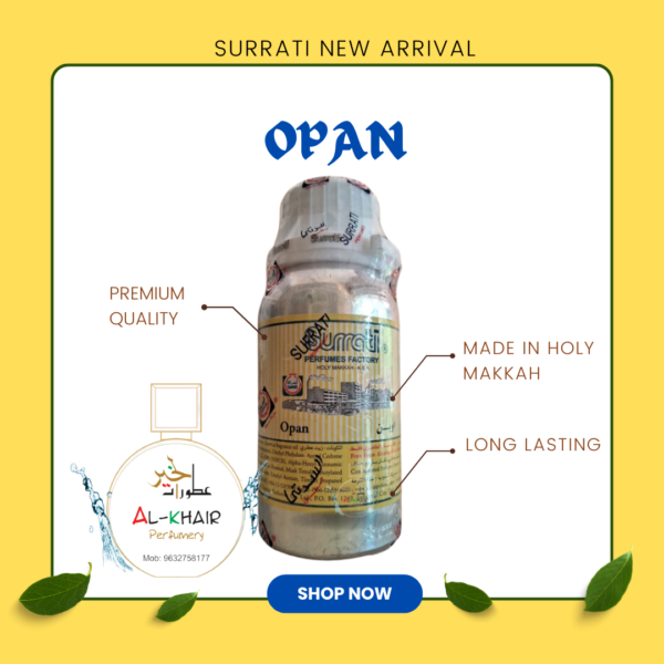 OPAN concentrated perfume oil by SURRATI 6ml and 12ml