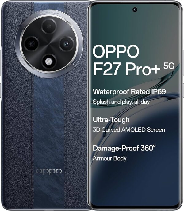Oppo F27 Pro+ 5G (Midnight Navy, 8GB RAM, 256GB Storage) - Image 2