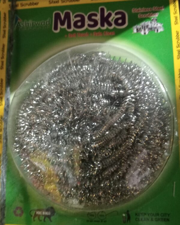 Maska Steel scrubber