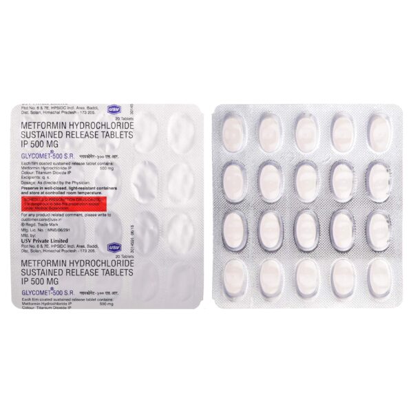 Glycomet 500 SR Tablets - Image 2