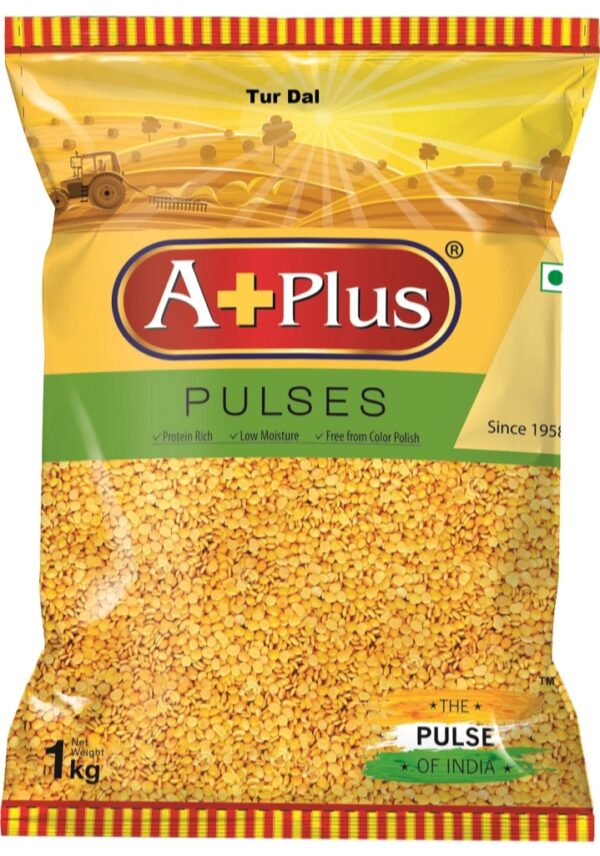 A plus toor/arhar (toor dal) split 1kg