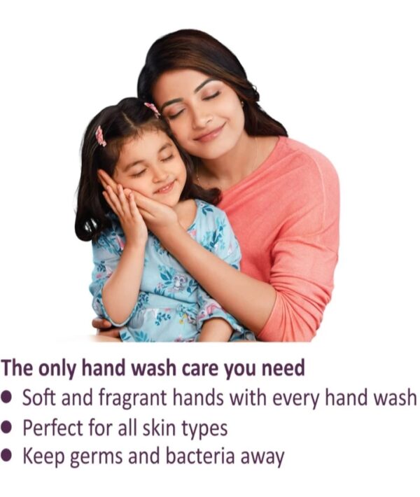 Santoor by classic gentle with goodness of sandlewood and tulsi hand wash pouch 650 ml - Image 2