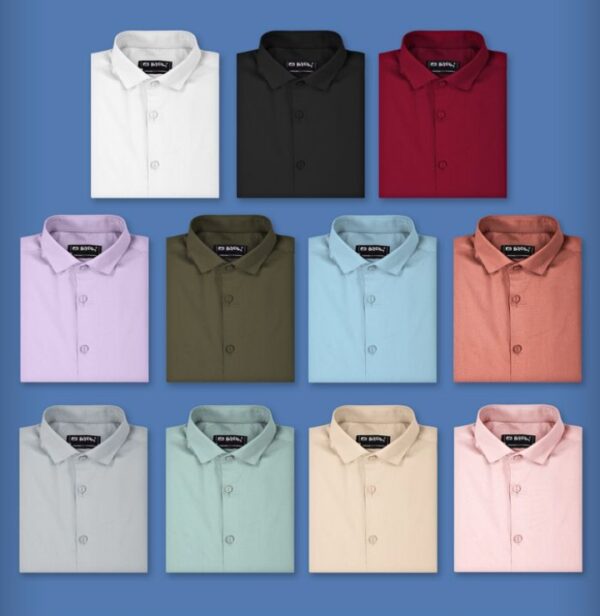 Plain Cotton Shirts combo