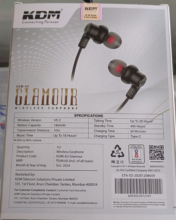 Glamour wireless earphone - Image 2