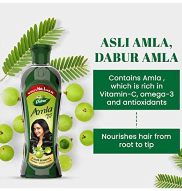 Dabur Amla Hair Oil - Image 3