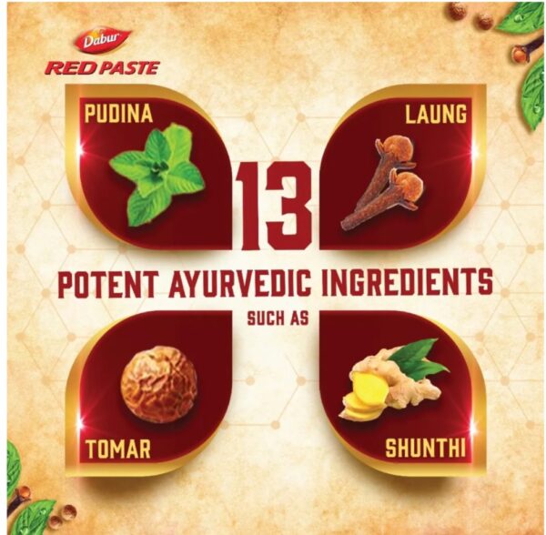 DABUR RED AYURVEDIC TOOTHPASTE - Image 5