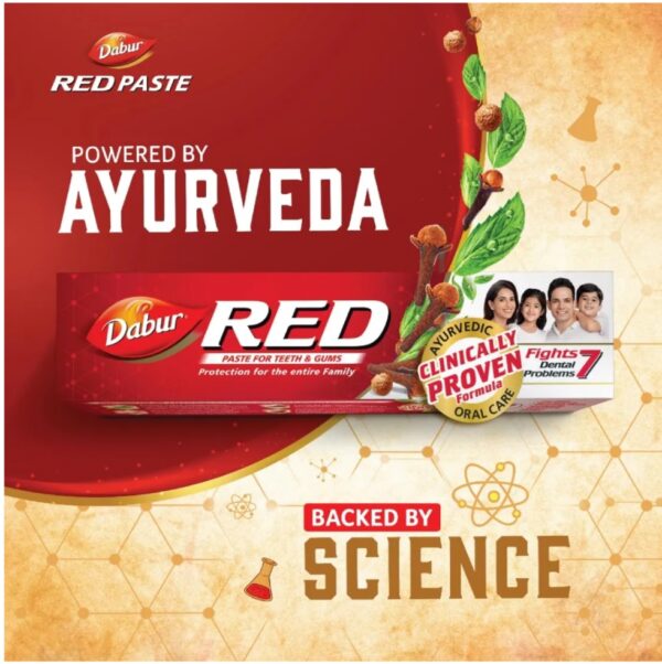 DABUR RED AYURVEDIC TOOTHPASTE - Image 4