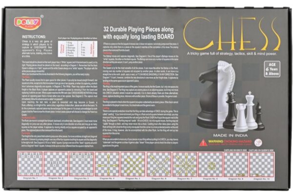 DOLLY PLASTIC CHESS SET DELUXE JUNIOR 6+ - Image 4