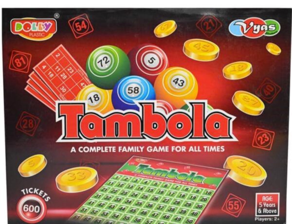 DOLLY PLASTIC TAMBOLA DELUXE 600 TICKETS