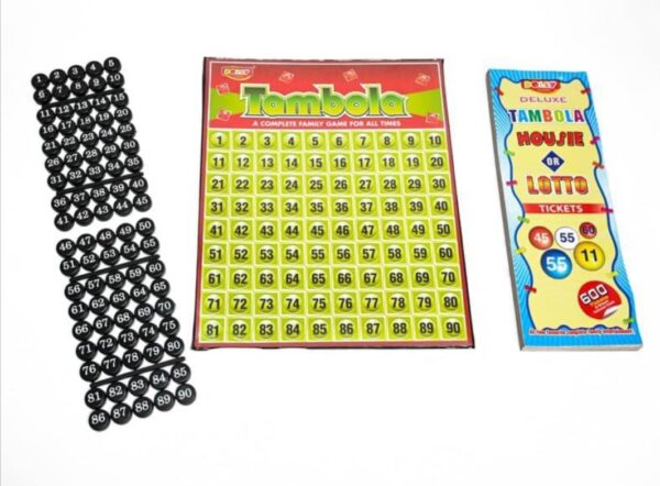 DOLLY PLASTIC TAMBOLA DELUXE 600 TICKETS - Image 2