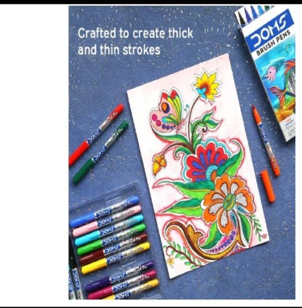 Doms brush pen art 14 shades box pack - Image 2
