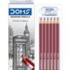 Doms drawing pencil set of 6 with 1 eraser