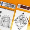 Doms drawing pencil set of 6 with 1 eraser - Image 3