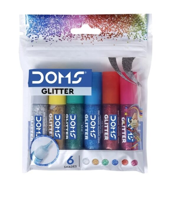 Doms glitter colour 6 shaded
