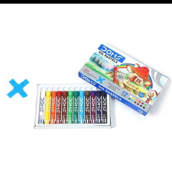 Doms Oil Pastels (12 Shades) - Image 2