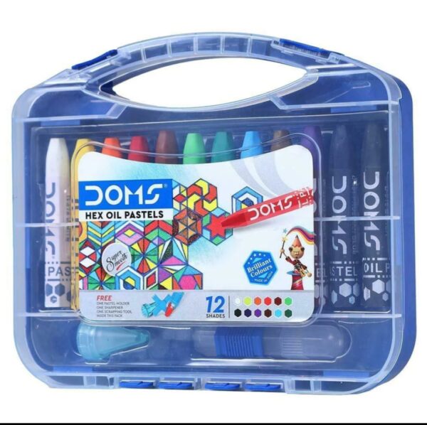Doms Hexagonal Oil Pastels (12 Shades)