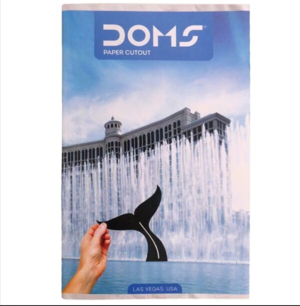 Doms Paper Cutout Series Single Line Notebook (124 pgs)