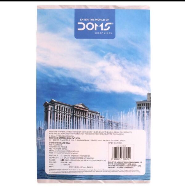 Doms Paper Cutout Series Single Line Notebook (124 pgs) - Image 2