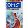 Doms plastic crayon 28 shades with 1 eraser+1 sharpener Tin box
