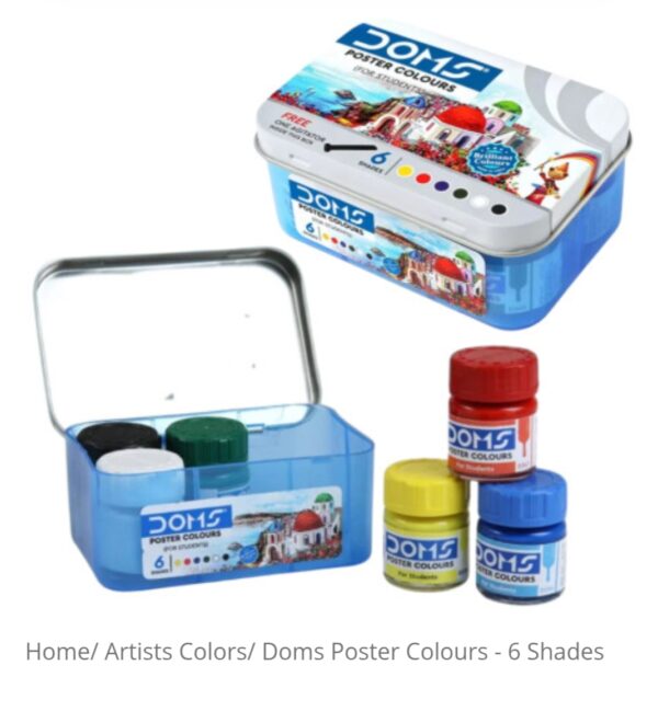Doms Poster Colours -6 Shades