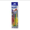 Doms Synthetic hair Brushes Flat Set of 4 Pcs