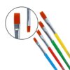 Doms Synthetic hair Brushes Flat Set of 4 Pcs - Image 2
