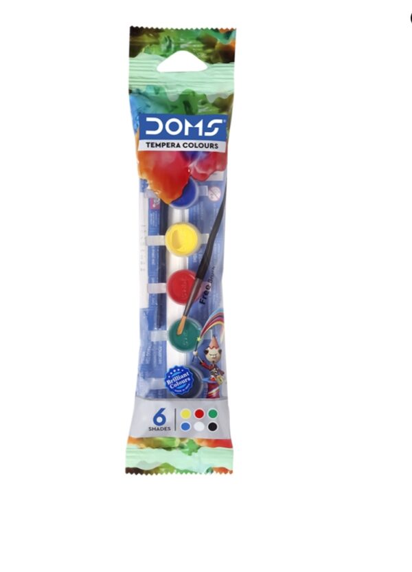 DOMS Tempera Colour 6 Shades