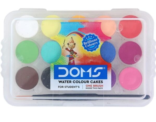 Doms water colour cakes 15mm 15shades