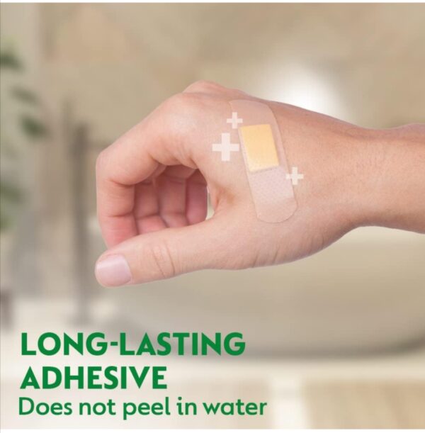 Dettol Medicated Plaster for Antiseptic and First Aid, Waterproof (Jar of 100+72 plasters) - Image 3
