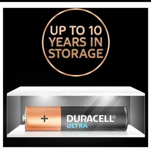 Duracell Ultra AAA Alkaline Batteries 1.5 V (Pack of 4) - Image 2