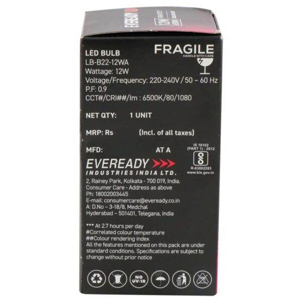 Eveready 12 W 1080 Lumen 6500k Led Bulb - Image 5