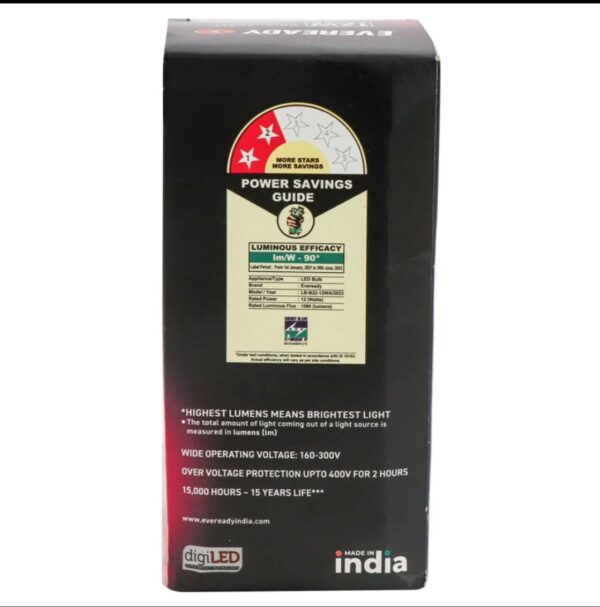 Eveready 12 W 1080 Lumen 6500k Led Bulb - Image 6
