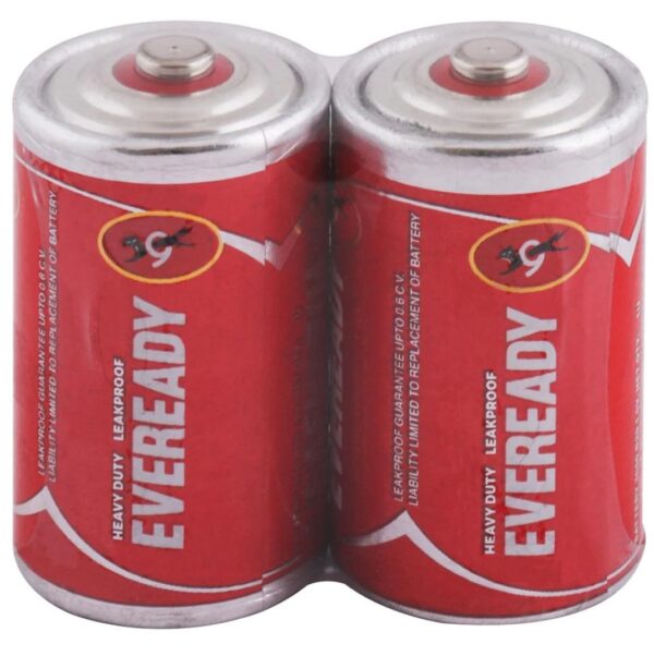 Eveready 1050 Heavy Duty D Type Batteries (Pack of 2)