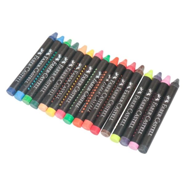 Faber Castell Multicolor Wax Crayons 75 mm 16 pcs - Image 3