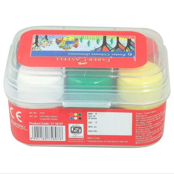 Faber Castell Poster Colour 6 pcs - Image 2