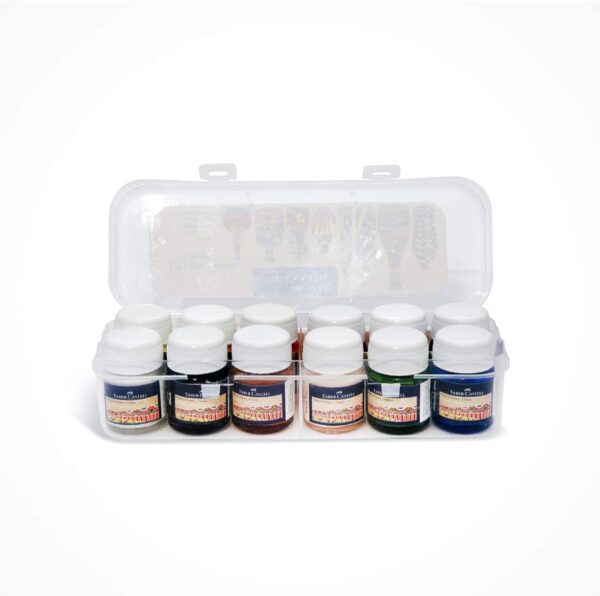 Faber-Castell Fabric Colours (Pack of 12) - Image 3