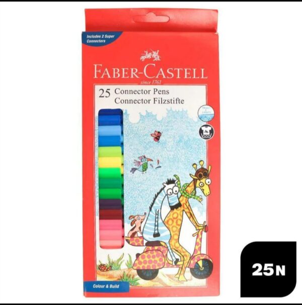 Faber Castell Connector Assorted Pens 25 pcs