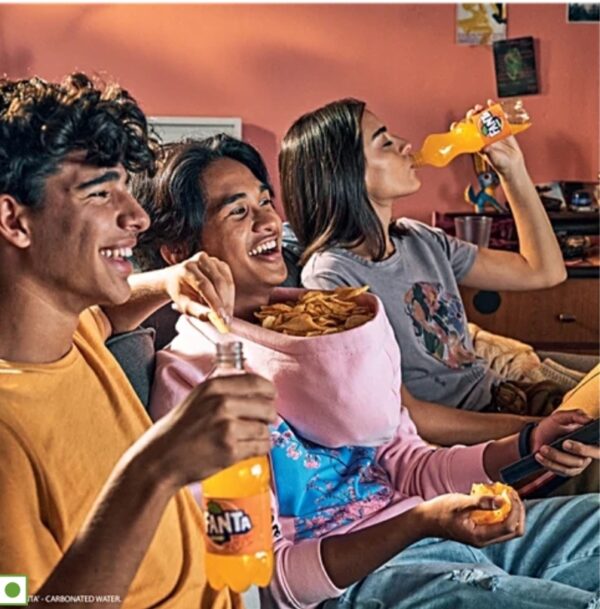 Fanta orange flavour soft drink 600ml+140ml free pet - Image 3
